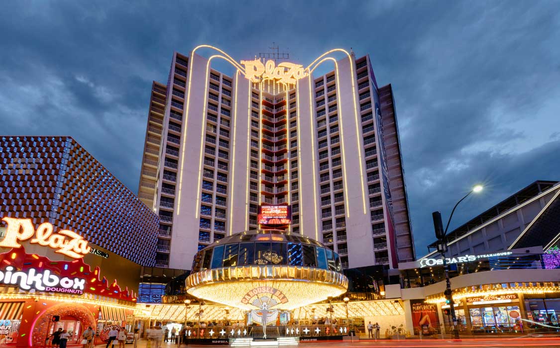 The Plaza Hotel & Casino in downtown Las Vegas, Nevada